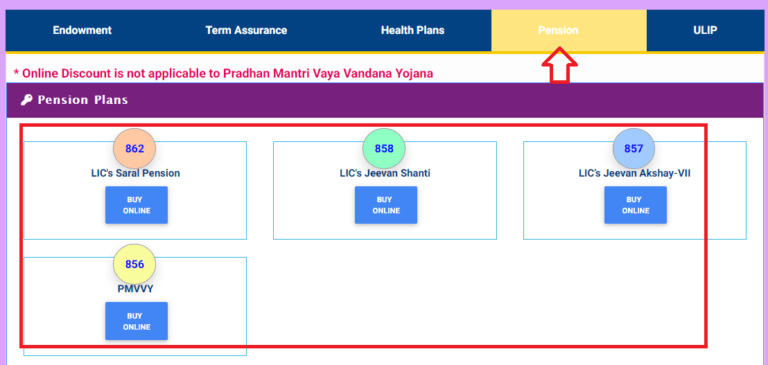 Retirement Plans From LIC Online